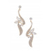 Crystal-studded Dangle Earring - CC-56236