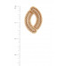 Oval Shape Alloy Post Earring - CC-52106