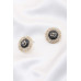 Double Round Round Alloy Earring - CC-56562