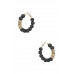 Clay Ball featuring Alloy Accent Hoop Earring - CC-56809