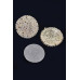 Round Shape Crystal-studded Stud Earrings - CC-WH2000851