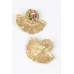 Crystal-studded Alloy Earrings - CC-WH2001112