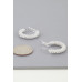 Petite Bejeweled Hoop Earrings - Designer Style - CC-WH2001455