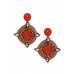 Seed Crystal Bead Dangle Earring - Designer Style - CC-55550