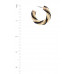 Twisted Open Round Earring - CC-54273