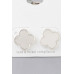 Timeless Gold Clover Stud Earrings - Designer Style - CC-WH2000726