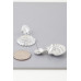 Double Clamshell Drop Earrings - Designer Style - CC-WH2000728