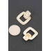Rectangle Link Faux Pearlrhinestonedangle Earrings - Designer Style - CC-WH2001115