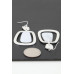 Contemporary Stone Frame Drop Earrings - CC-WH2001156