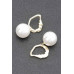 Faux Pearl Alloy Earring - CC-WH2001518