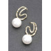 Faux Pearl Alloy Earring - CC-WH2001519