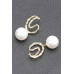 Faux Pearl Alloy Earring - CC-WH2001519