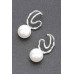 Faux Pearl Alloy Earring - CC-WH2001519