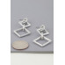 Diamond Linked Drop Earrings - CC-WH2001809