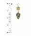 Style Marbling Stone Dangle Earring - Designer Style - CC-54053