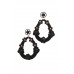 Floral Post Drop Earring - Designer Style - CC-50627