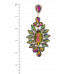 Marquise Crystal-studded Dangle Earring - CC-56169