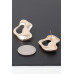 Abstract Contemporary Puddle Earrings - CC-WH2000865