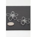 Delicate Abstract Flower Earrings - Designer Style - CC-WH2000912