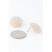 Pearled Dome Stud Earrings - Designer Style - CC-WH2000923