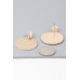 Contemporary Sleek Disc Drop Earrings - CC-WH2001262