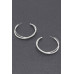 Crystal-studded Hoop Earring - CC-WH2001517