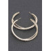 Crystal-studded Hoop Earring - CC-WH2001517