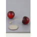 Deep Cherry Stud Earrings - Designer Style - CC-WH2001806