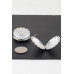 Contemporary Clam Shell Earrings - CC-WH2000862