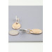Shiny Plate Linked Drop Earrings - CC-WH2001821