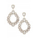 Chunky Teardrop Dangle Earring - Designer Style - CC-56171