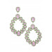 Chunky Teardrop Dangle Earring - Designer Style - CC-56171
