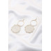 Double Round Thread Beaded Earring - CC-56564