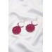 Double Round Thread Beaded Earring - CC-56564
