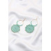 Double Round Thread Beaded Earring - CC-56564