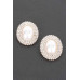 Faux Pearl Stud Earring - Designer Style - CC-WH2001017