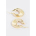 Vintage Gold Dip Alloy Earring - CC-WH2001108