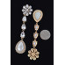 Pearl Crystal-studded Drop Earring - CC-WH2001312