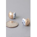 Vintage Marble Swirl Clasp Earrings - Designer Style - CC-WH2000929