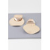 Shiny Contemporary Disc Earrings - CC-WH2000955