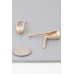 Shiny Melt Hoop Earrings - Designer Style - CC-WH2001225