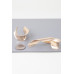 Abstract Shiny Twisted Plate Earrings - Designer Style - CC-WH2001252