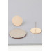 Matte Abstract Disc Earrings - Designer Style - CC-WH2001275