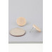 Matte Abstract Disc Earrings - Designer Style - CC-WH2001275