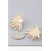 Diamond Crystal-studded Flare Earrings - CC-WH2001574