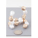 Shiny N Pearl Stone Hoop Earrings - Designer Style - CC-WH2001580