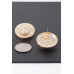 Grand Lion Emblem Earrings - Designer Style - CC-WH2000863