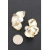 Faux Pearl Alloy Flower Earring - CC-WH2001013
