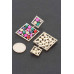 Square Dangle Crystal-studded Earring - CC-WH2001116