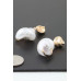 Twin Heart Of The Sea Stud Earrings - Designer Style - CC-WH2001149